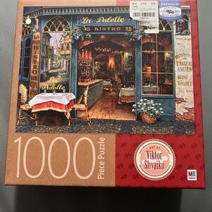 Milton Bradley La Palette By Viktor Shvaiko 1000 Piece Jigsaw Premium- New